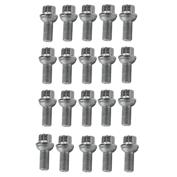 

20PCS Wheel Bolt Nut Screw Stud Fixing Set 0009905107 for Mercedes C207 W204 W212 W221 W211 C216