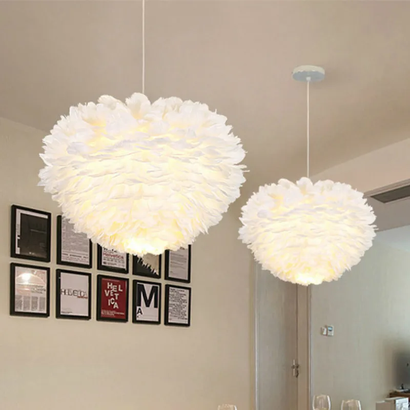 goose feather lamp