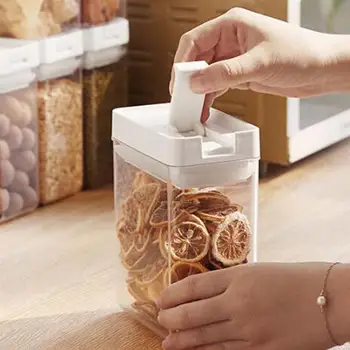 

1 Pc Sealed Canister Snack Spice Food Storage Container for Kitchen