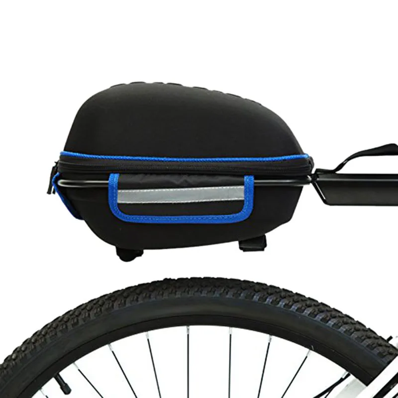After-The-Shelf Shelf Bag Bicycle Rear Frame Luggage Bag Waterproof Mountain Bike Aluminum Alloy Frame Shell Package Quick-Loadi