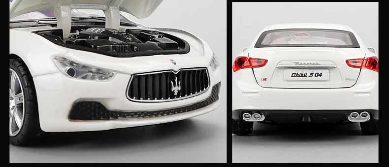 Caipo Maserati, модель автомобиля из 1:32 сплава, моделирование, childred, оттягивающая назад игрушечная машинка, модель для мальчиков, игрушки для коллекции, Diecasts& toy Vehicle