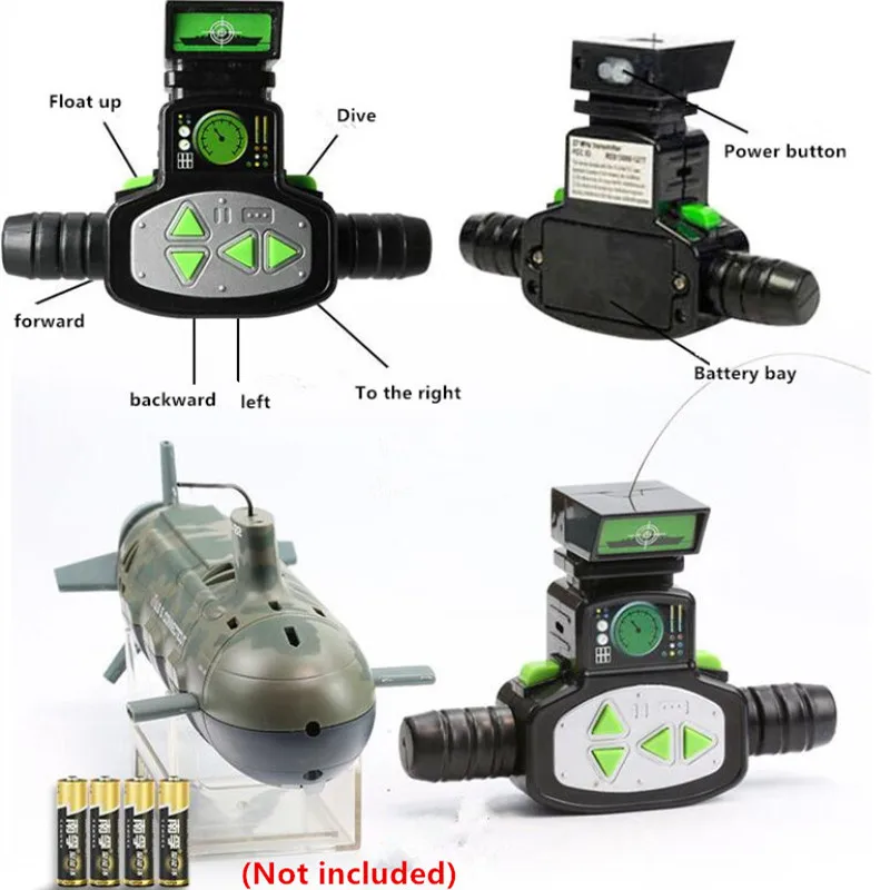 35cm big size Remote Control Racing Fun Fishing Boat RC Submarine Model Nuclear-Powered submarine toy update version toy gifts 5