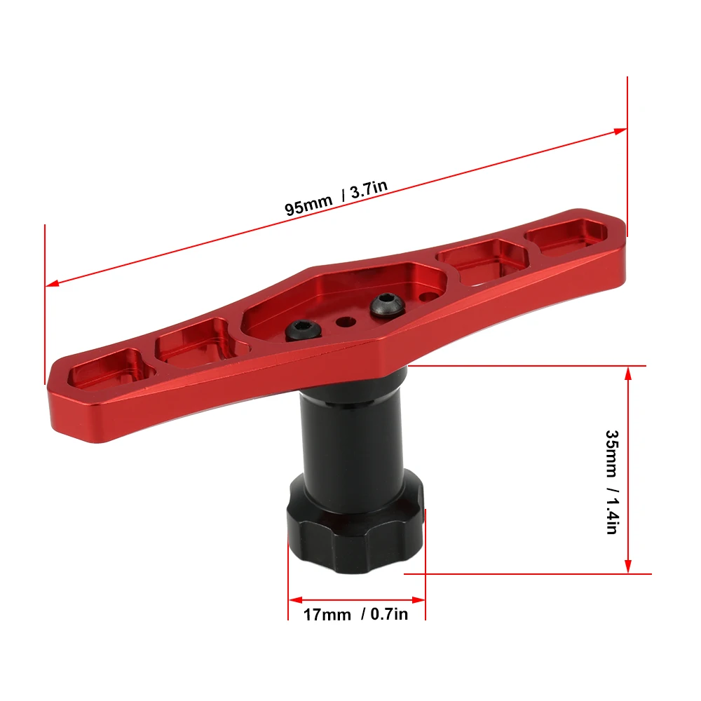 17mm Wheels Hex Nuts Sleeve Wrench Tool for 110 HPI RC Car (1)