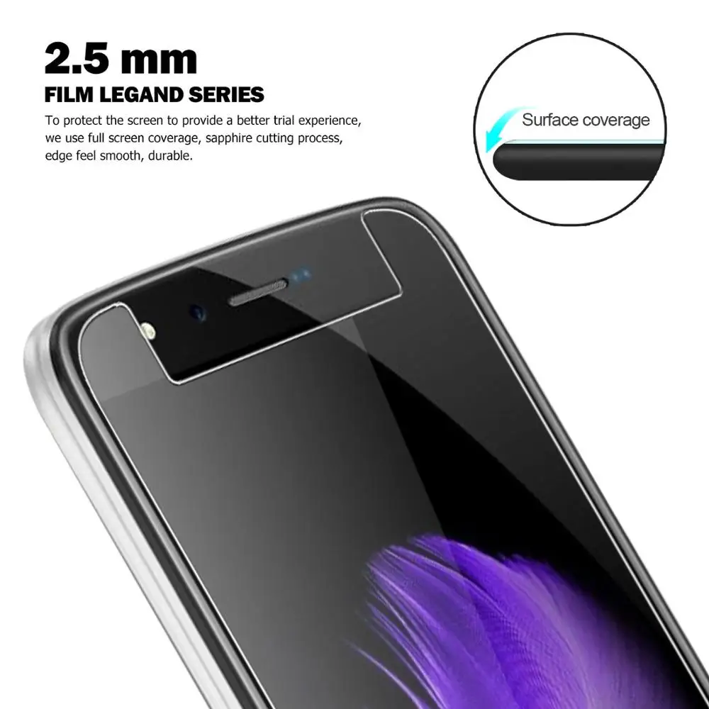 9H 2.5D для Φ HT16 HT7 HT20 HT37 Pro Чехол из закаленного стекла телефона H5 H6 HT5 HT8 HT50 Защитная