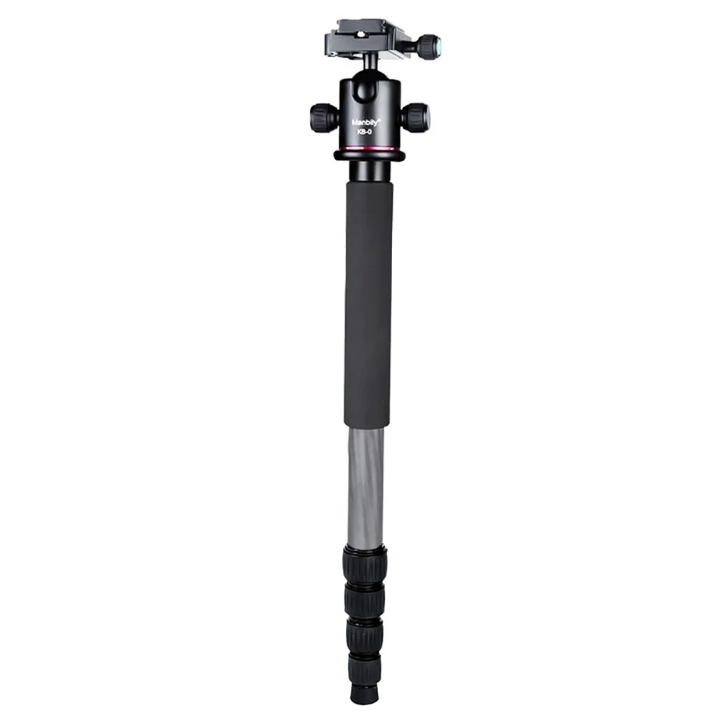 Manbily MPT-255 Camera Tripod Monopod with Multifunction 360 Degree Rotatable Center Column and Ball Head QR Plate