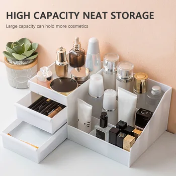 

Multifunctional Cosmetic Storage Box, Multi-layer Drawer Makeup Organizer