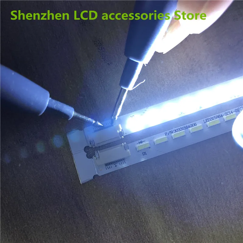 

L32A8A-A1 haier LE32B90 30331564206LED315R/L64-ZC14-01 aluminium 100%new LCD TV backlight bar lef t + right
