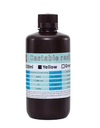 

85% Wax Content in Casting resin LCD 3D printing Materials Castable resin Jewelry liquid Casting / Wax resin 1000 ml