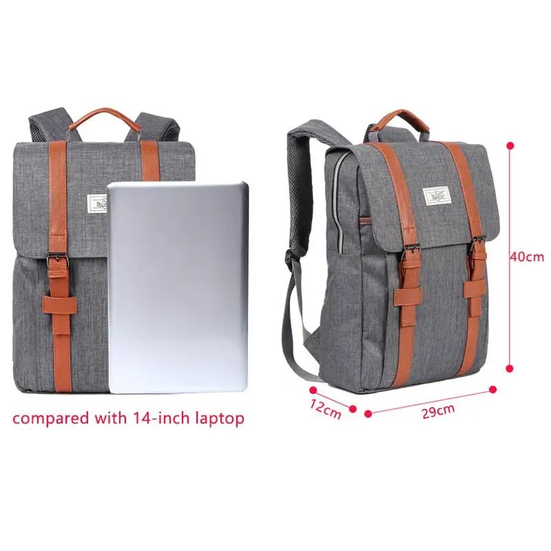 2019 Vintage Men Women Canvas Backpacks School Bags for Teenagers Boys Girls Large Capacity Laptop Backpack Fashion Men Backpack
