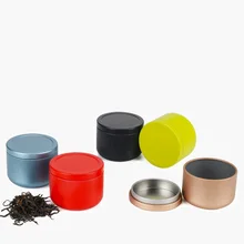 Мини Путешествия Портативный круглый чай банка Оловянная коробка для чая пилюля ящик для хранения конфет WB837