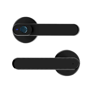 

20 users Fingerprint Capacity Zinc alloy Smart Fingerprint Lock Electric biometric Lock for indoor home wooden metal door