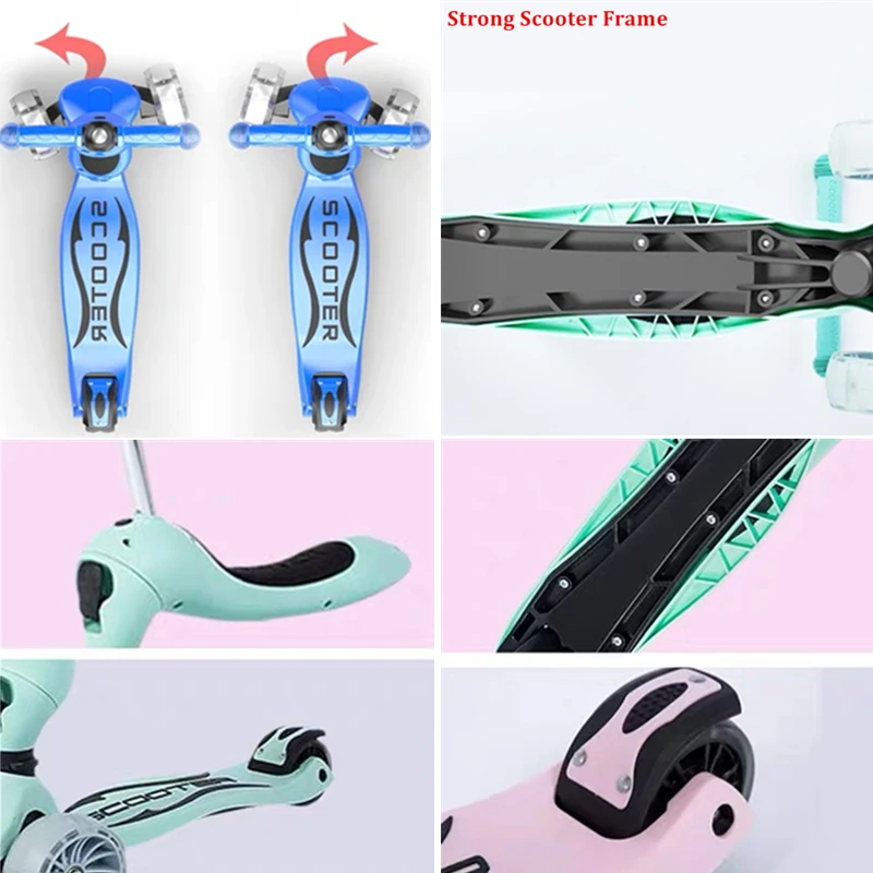 Children Scooter Kids Balance Bike JayCreer Child Kids Baby Kick Scooter & Balance Bike For Ages 24-72 Months