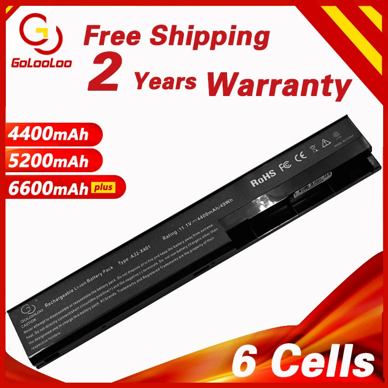 Аккумулятор 4400 мАч для ASUS F401A1 F301 F301A1 S301A1 F301U F501A F501U S301U S501U A31 X401 A32 X401A X501A