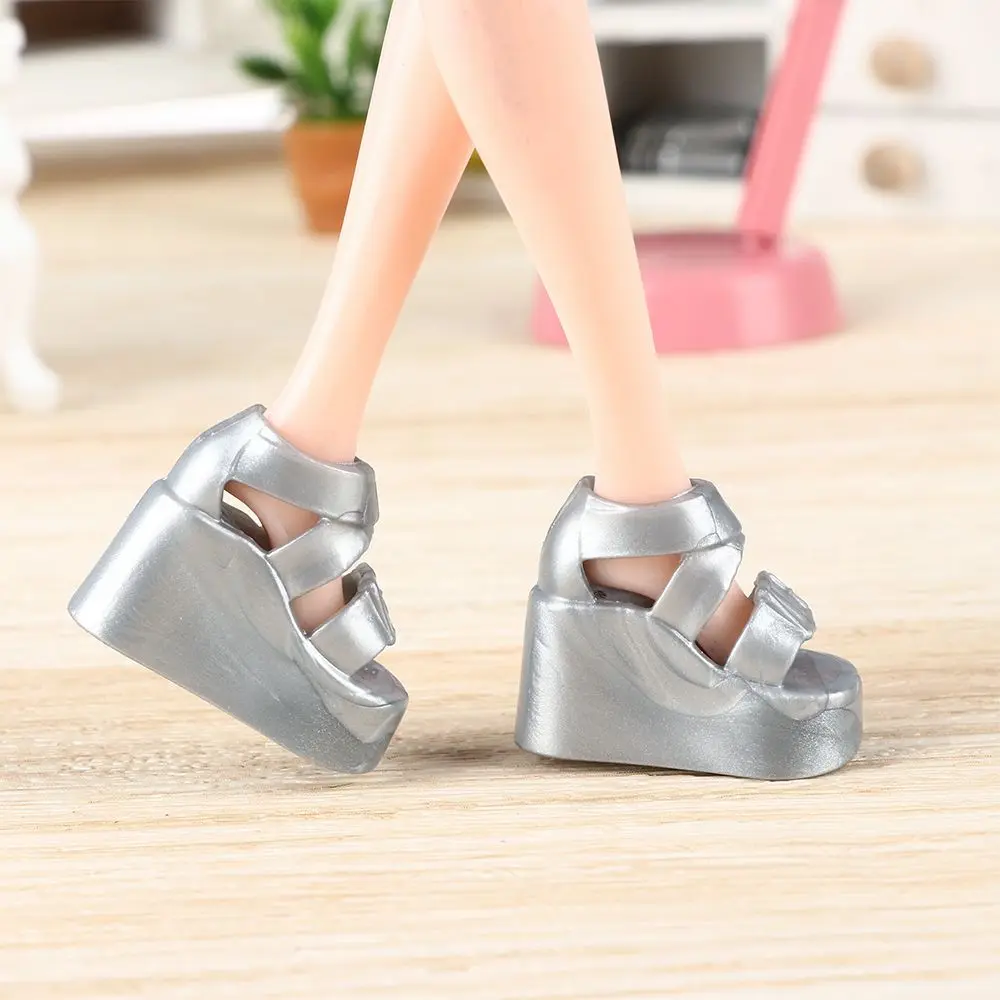 Sneakers High Heel Foot Flat Shoes Sandals for 30cm Doll Cool Sunglasses for 11.5" Doll Accessories Toy