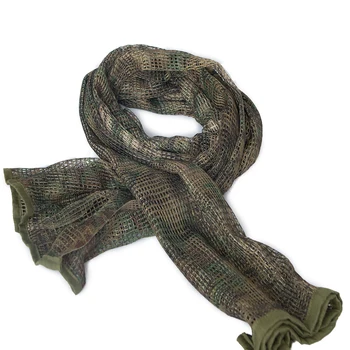 

Python Pattern Camouflage Scarf Spike Net Neckerchief Military Fan Shawl Breathable Tactical Sunscreen Mosquito Net towel