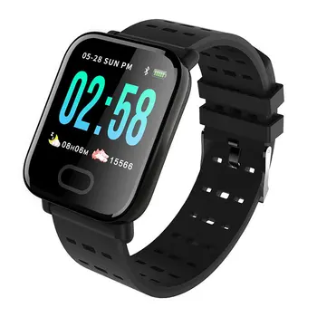 

A6 Color Screen Smart Bracelet M20 Real-time Heart Rate Blood Pressure Sleep Monitoring 1.3 Inch Ip67 Waterproof Sports Watch