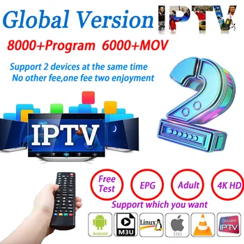 

Global HD IPTV Subscribe Adult IPTV Europe Spain Brazil Arabic German tv box MAG X96 M3U Android IPTV smarter support 2 devices