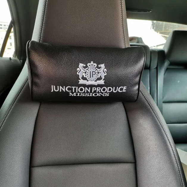 2x JP JUNCTION PRODUCE VIP Style JDM Car Neck Pillow Headrest Rest