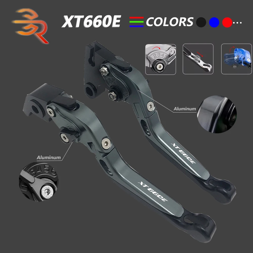 

For Yamaha XT600 XT 600 E XT660E 1990-2003 2002 2001 2000 Motorcycle CNC Adjustable Folding Extendable Brake Clutch Levers