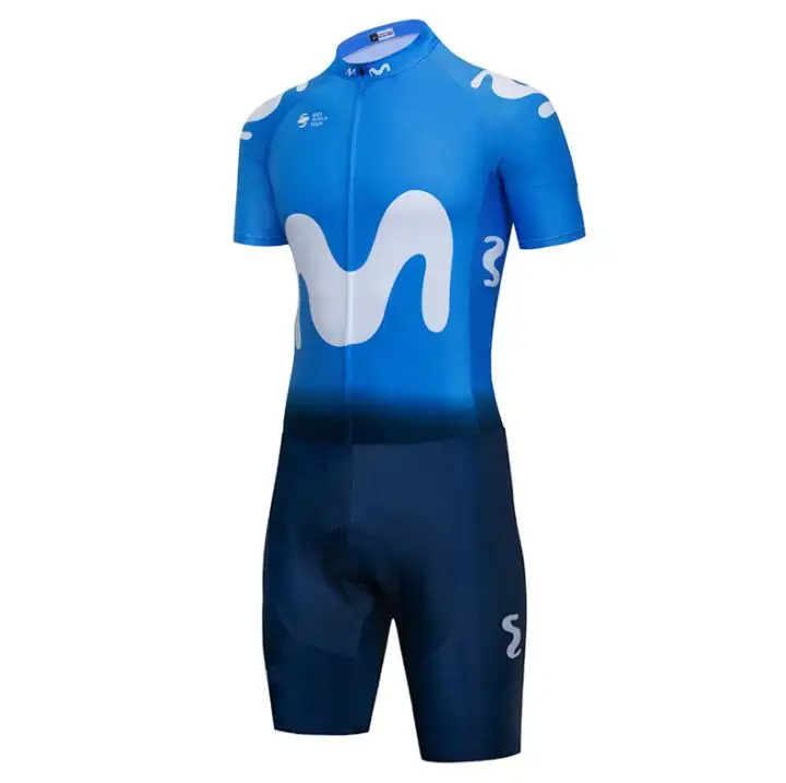 Cycling set 5 Pro Team Велоспорт Movistar Skinsuit Ropa Ciclismo Maillot комбинезон дорожный гоночный велосипедный костюм Джерси Спортивная одежда Шорты для велоспорта - Цвет: Cycling set 5