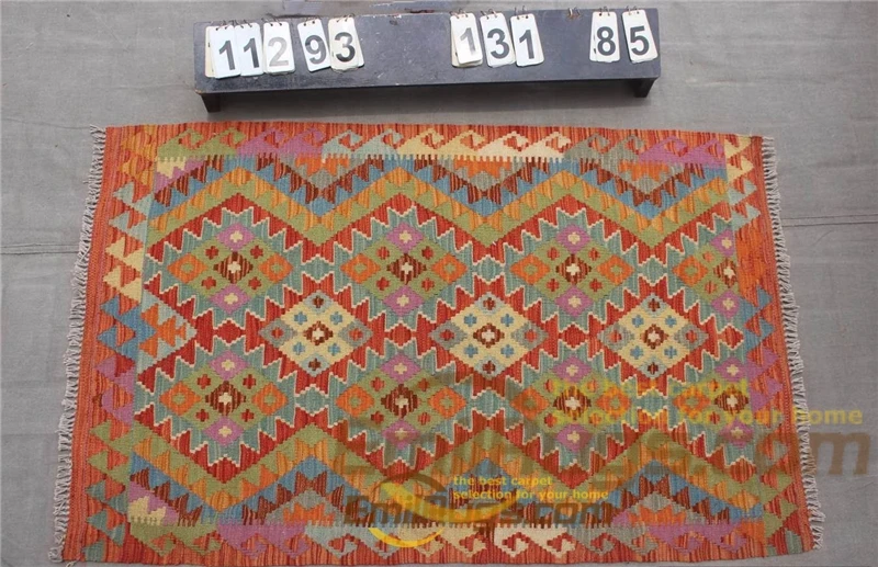11293 kilim carpet wool Wool Woven Big For Living Room Geometric Bohemian Wool Knitting - Цвет: 11293