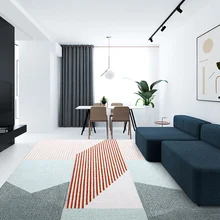 Ковер спальня гостиная ins чистая красная комната с кровать диван коврик журнальный столик Скандинавская Простая кровать