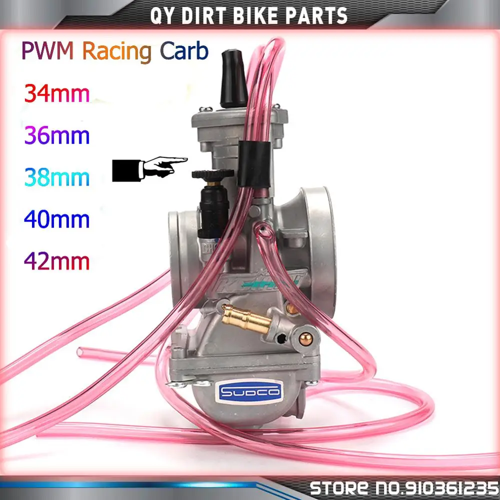 

PWM 34 36 38 40 42mm For Keihin Carburetor Universal Shift Karts 2T Racing Motorcycle Scooter ATV KTM 250CC Carburador