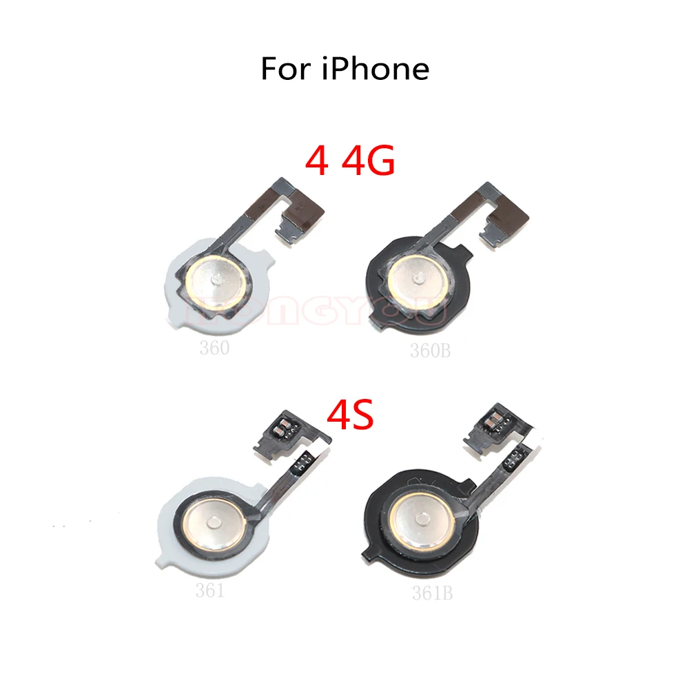 Кнопка Home с гибким кабелем без отпечатков пальцев для IPhone 5 5S 5C 4 4S | Мобильные