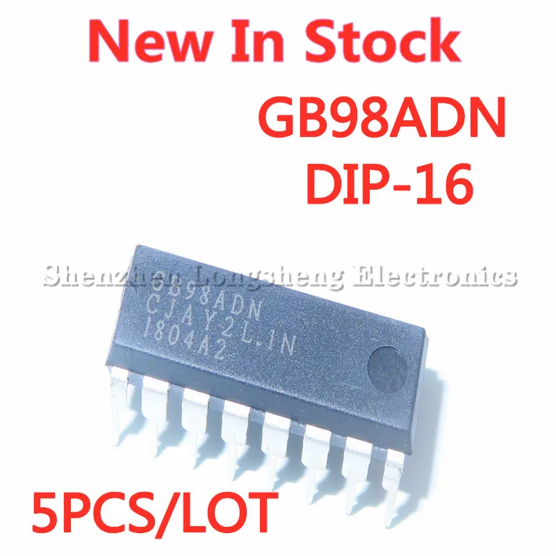 

5PCS/LOT GB98ADN GB98 DIP-16 LCD backlight chip New In Stock Original Quality 100%