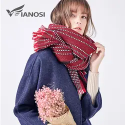 [VIANOSI] 2019 10 стильный Зимний шарф женский тёплый платок Роскошные клетчатые шарфы модные шарфы на каждый день кашемир Bufandas Hombre
