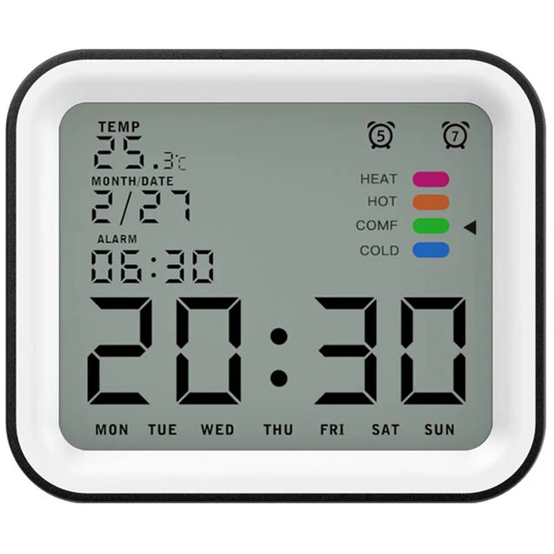 I woke up the alarm clock. I woke up the alarm clock
