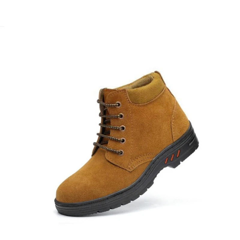 

Toe Steel Safety Shoes Men Indestructible Work Boots New Men Welding Shoes Puncture-Proof Construction Safety Boots Footwear