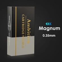 Ambition иглы для татуировки Magnum bugpin 0,35 мм М-конус стабильные Премиум тонкие иглы для тату поставки