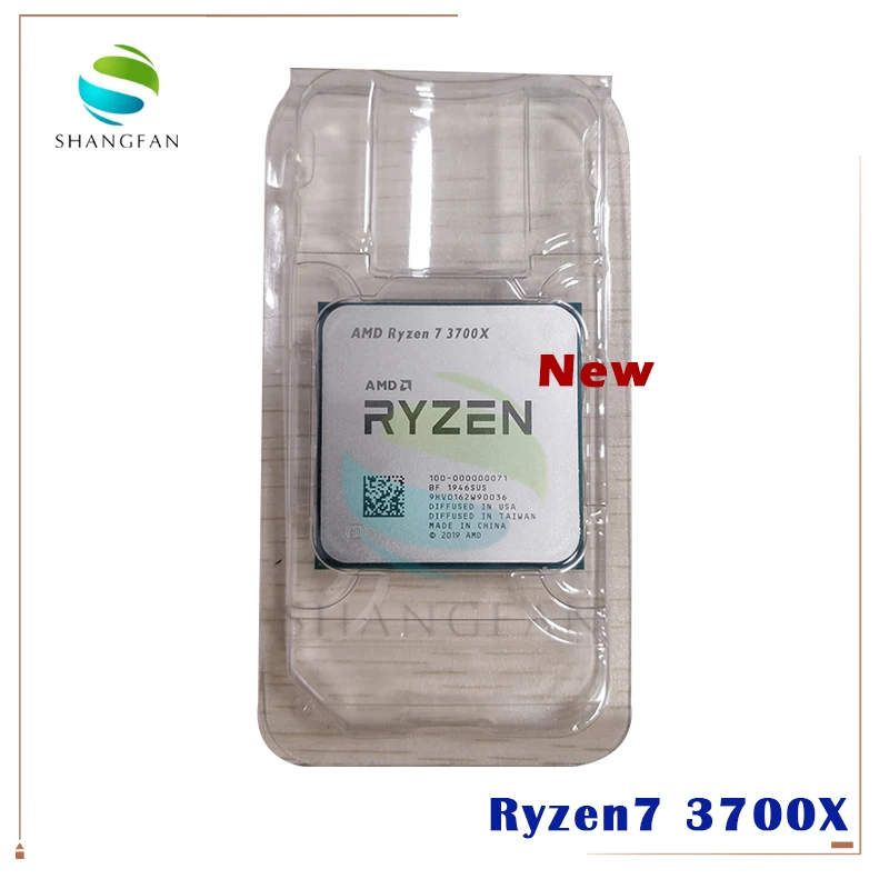 Новый процессор AMD Ryzen 7 3700X R7 3 6 ГГц 7NM L3 = 32M 100 000000071 Восьмиядерный