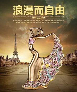 

Light luxury creative Chinese dance girl decoration living room hotel home accessories creative gifts Decoration