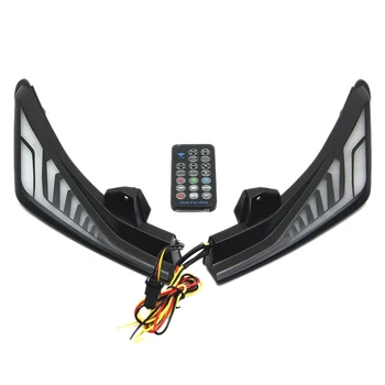 

Remote Control Headlamp Side LED Blinker Turn Signal Running Lighting Indicator for YAMAH NVX155 Aerox155 NVX