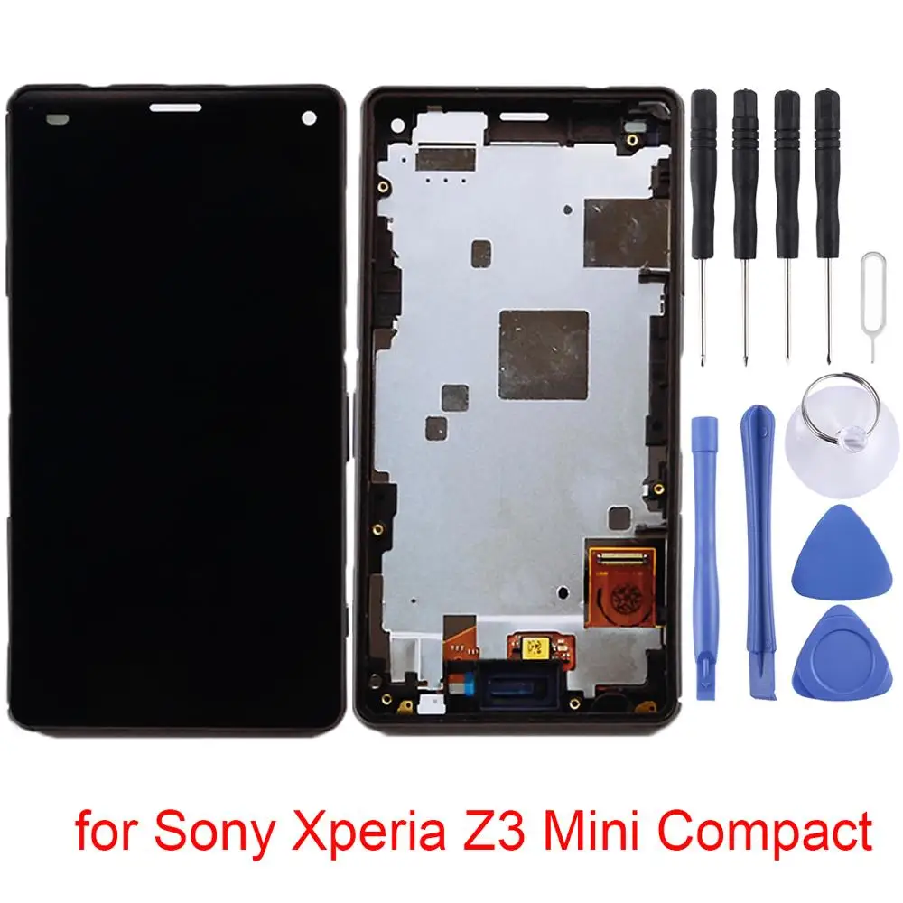 

Tested AAA Quality For Sony Xperia Z3 Mini Compact Replacement LCD Display+Touch with Frame Screen Digitizer Assembly