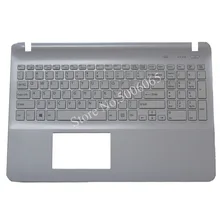 Американская Клавиатура для ноутбука sony Vaio SVF152A29M SVF152a29u белая клавиатура без сенсорной клавиатуры