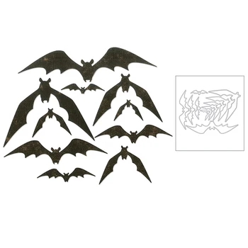 

2020 New Hot Bat Metal Cutting Dies Stencils and Scrapbooking Paper For Animal 3D Card Making Foil Die Cut Crafts Sets No Stamp