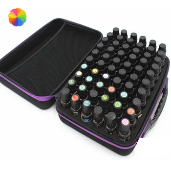 

60 Holes Essential Oil Storage Bag 15ml Travel Storage Bag For Essential Oils Or Nail Varnish Cosmetic Storage Bag CY