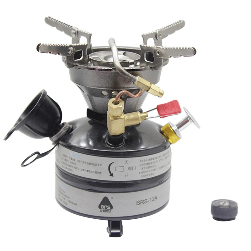 

BRS-12A Gas Quenching Furnace Cooker Outdoor Gasoline Stove For Camping hiking fishing leisure Cooking use safety