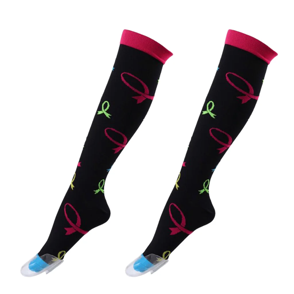Unisex Compression Socks Long Calf Knee-High Sport Support Stocking, for Leg Swelling Calf Pain
