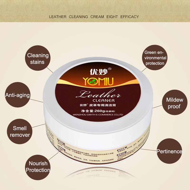 as show Multifunctional Leather Cleaner Car Seat Leather Wallet Refurbishing Repair Cream AUG889 - Тип аромата: as show