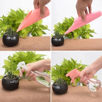 

7 piece Mini Gardening Tools Set Succulent Plants Kettle Transplant Miniature Garden Planting Hand Tools Set 2020