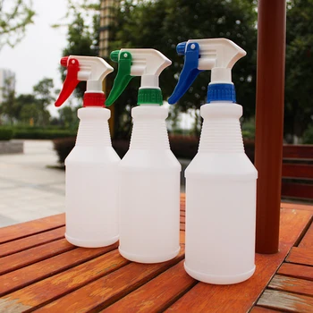 

750ML Car Cleaning Watering Can Thickened Alcohol Watering Pot Plastic Plants Sprayer Portable Empty Bottle Red Green Blue