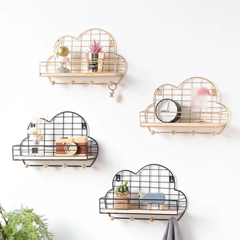 

Iron Kitchen Towel Holder Shelf Wall Mount Holder Hooks On The Wall Key Holder Storage Organizer For Things Storage Rack Shelves
