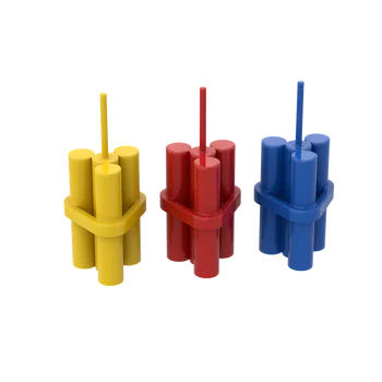 

BuildMOC 64728 Dynamite Brick For Building Blocks Parts DIY Educational Tech Parts Toys