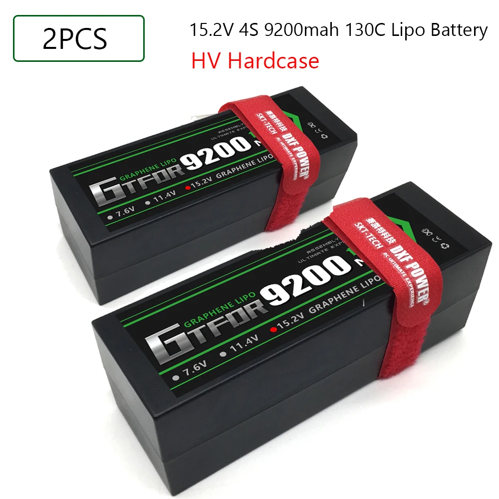 Аккумулятор DXF Lipo 4S 15 2 в 9200 мАч 130C батарея RC с разъемом Dean/T XT60 XT90 для модели