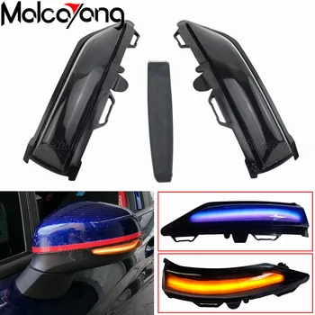 

2pcs For Ford Fiesta ST Line Mk8 2019 2020 LED Dynamic Turn Signal Light Side Rear View Mirror LED Indicator Blinker