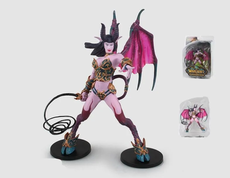 [Смешные] оригинальная коробка 20 см Фигурки из игры WOW Toy DC Banshee / Succubus маги ПВХ